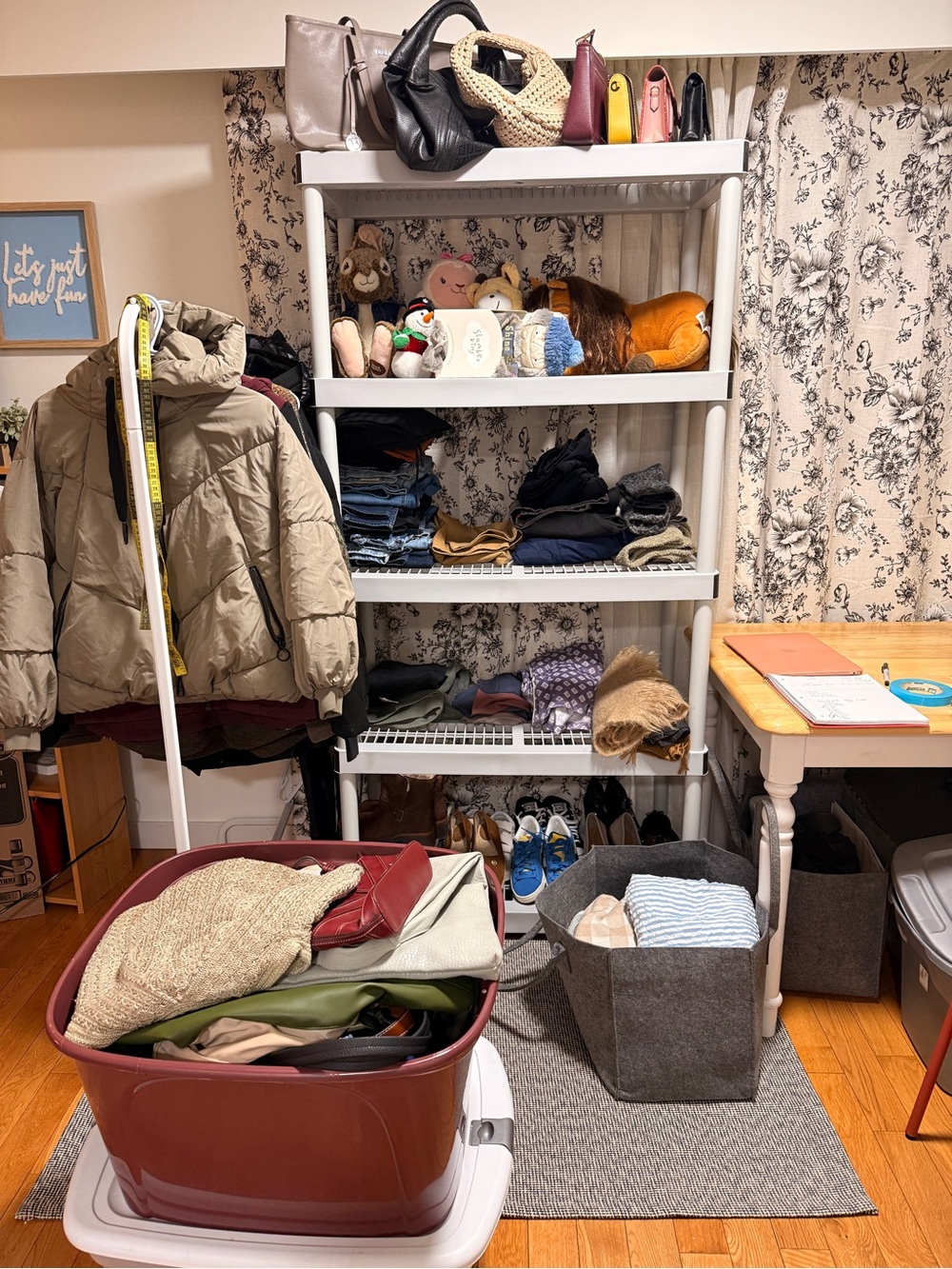 Clothes,Shoes, bags, flush toys